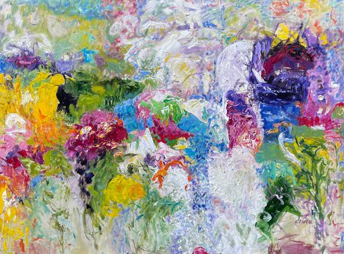 Sue's Hydrangeas by Maureen Finck