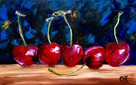 Cherries. Still life.