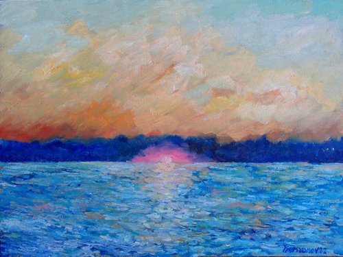 Seascape, Sea Stories - Sunset 2 by Juri Semjonov