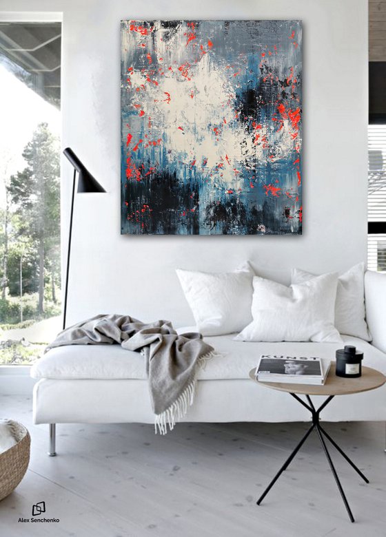 120x100cm. / Abstract painting / Abstract 2151