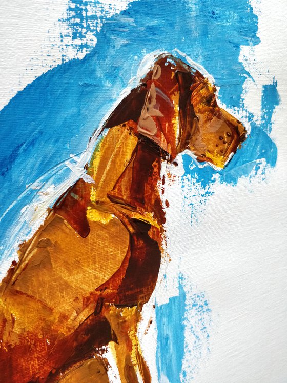 VIZSLA | acrylic on paper | unframed