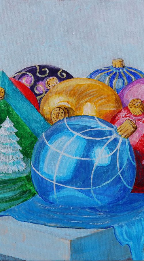 Melting balls, 40*30 by Dmytro Yeromenko