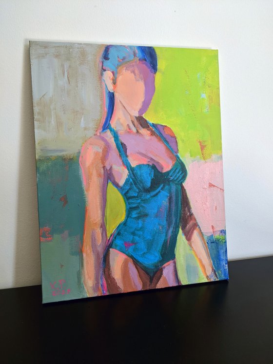 TEAL SWIMSUIT