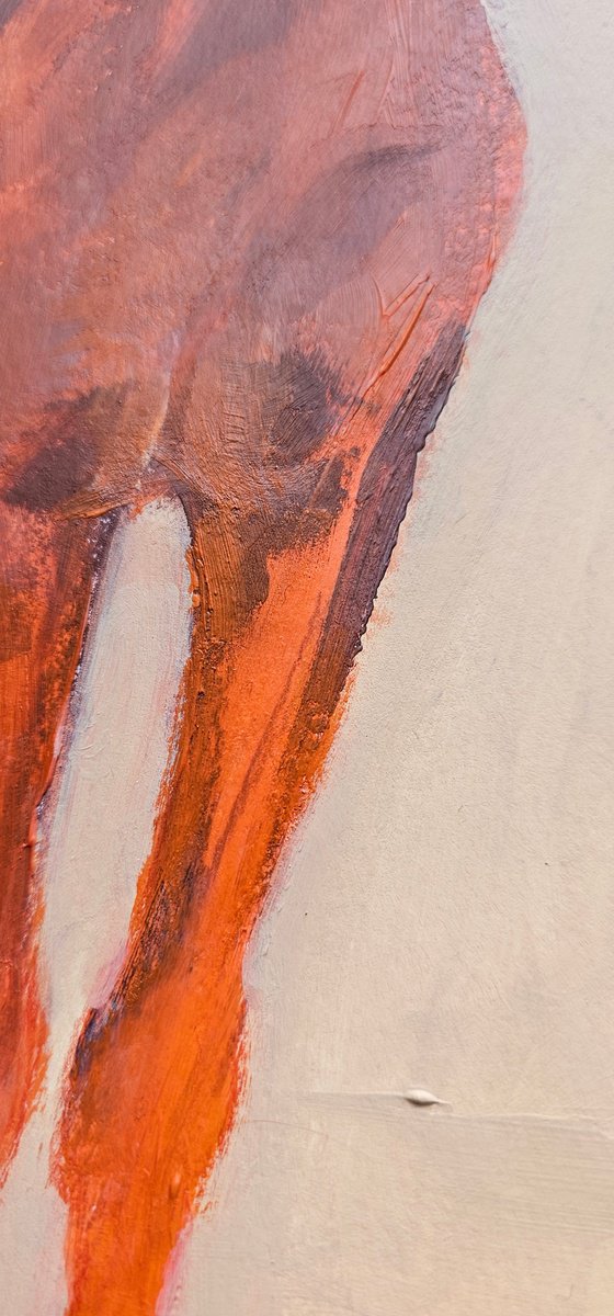 Orange chestnut horse looking at...