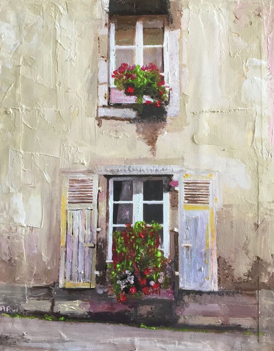 Shutters and Flowers