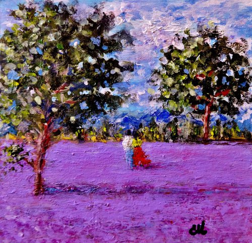 Lost in a field of lavender #2 by Cristina Mihailescu