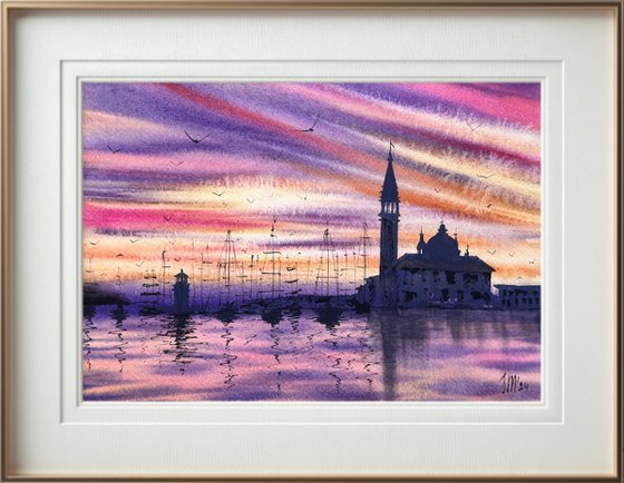 Sunset in Venice