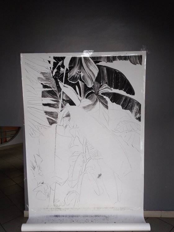 Thick Jungle (Charcoal Drawing)