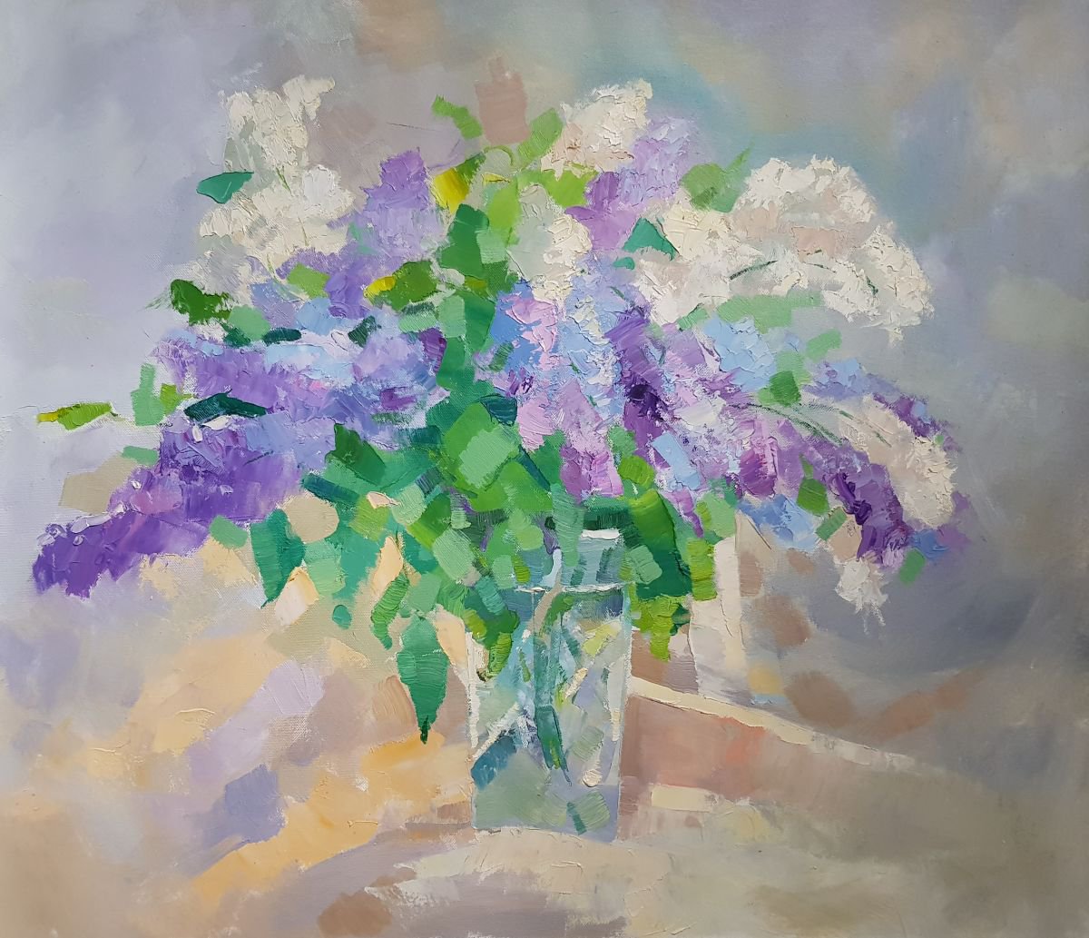Bouquet of lilacs by Andrii Roshkaniuk