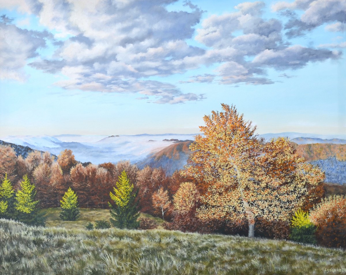 Photorealistic Oil Painting , The Last Warm Rays By Andrii Lysenko, 39 X 31, Artwork For Sale On Artfinder