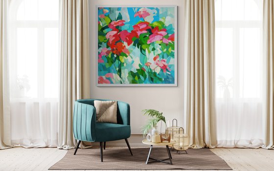 The rays touch the leaves №3