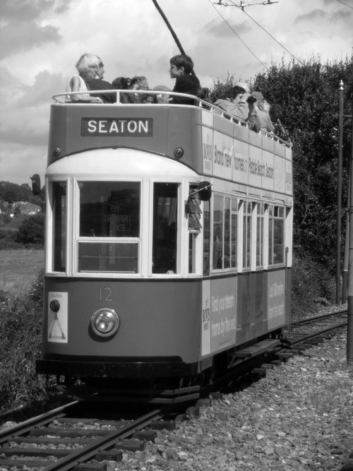 Seaton Tramway, Devon by Tim Saunders