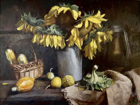 Sun flower Still Life