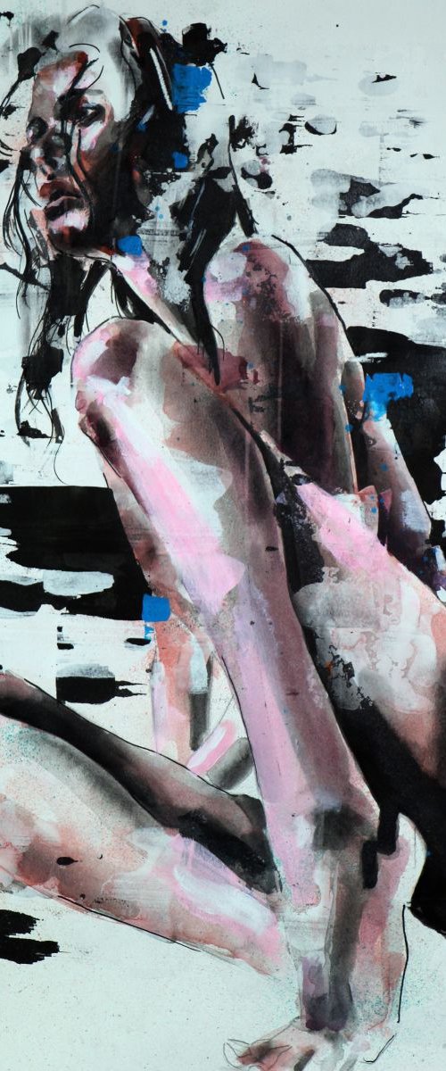 2-8-14 seated figure no 2 by Thomas Donaldson