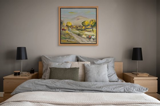 Autumn Road in the Foothills