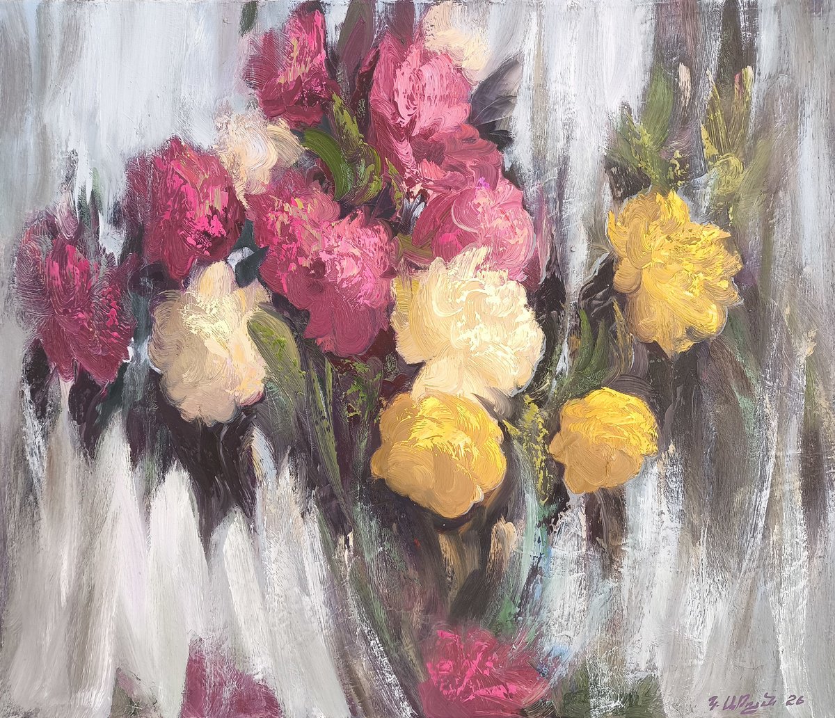 Tender Spring Blossoms By Kamo Atoyan, 31 X 28, Artwork For Sale On Artfinder