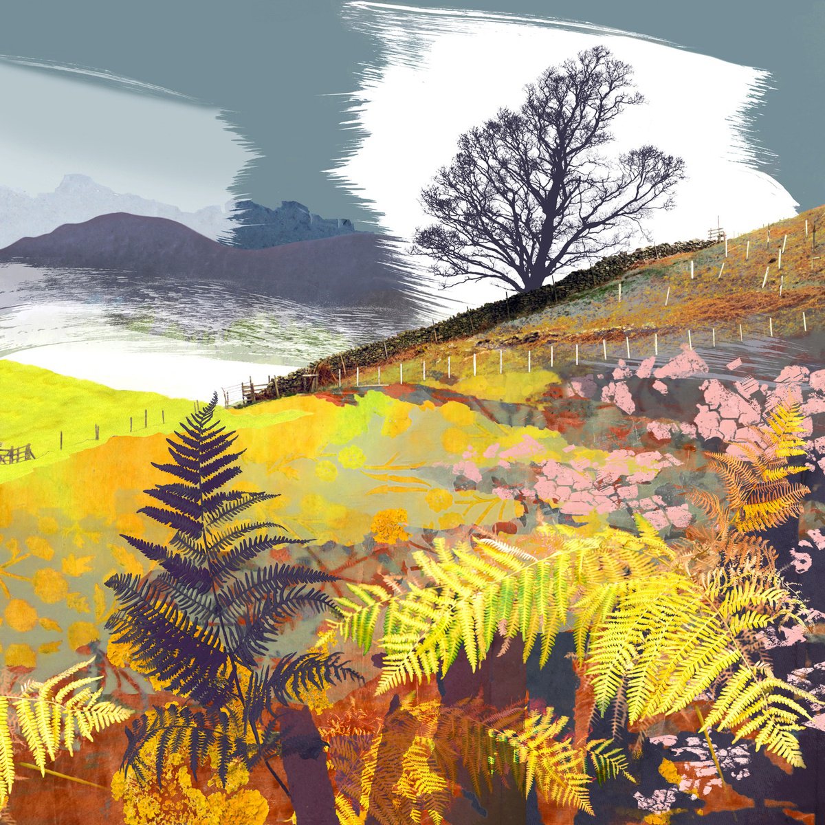 Impressionistic Landscape Photograph By Claire Gill, 20 X 20, Martindale, Original Artwork