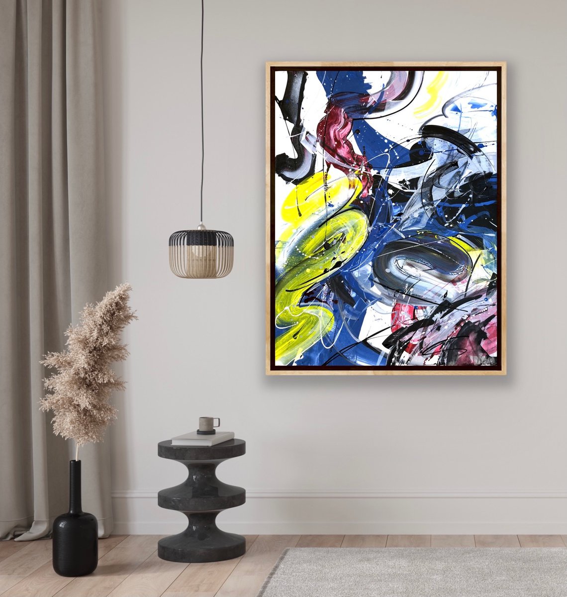 Abstract painting Rhapsody N.2 by Makarova Abstract Art