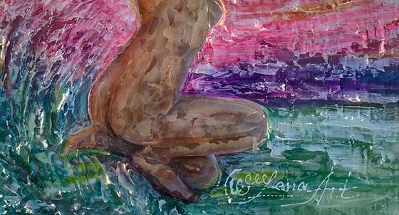 Morning Sun Salutation  Original  Painting