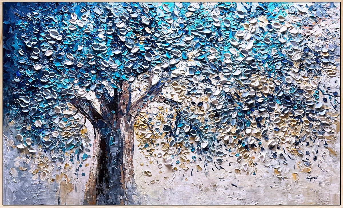 Blue Dreaming Tree by Lana Guise