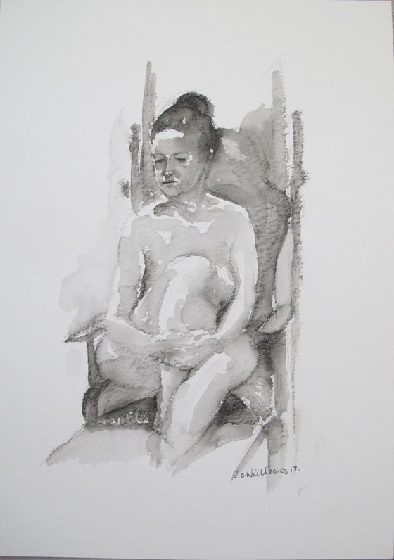 seated nude