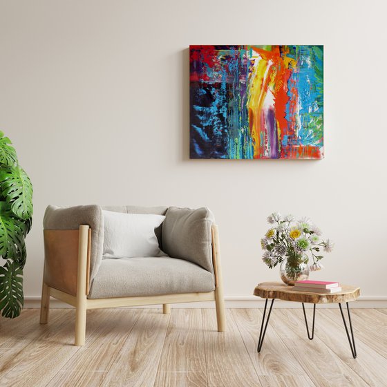 70x60cm | 23.5x31.5″ Abstract landscape painting Modern art