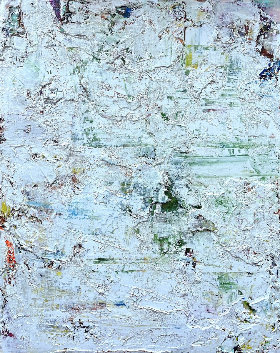 Organic Abstract Painting By Jason Forcier, 48 X 60, Nonchalant, Original Artwork