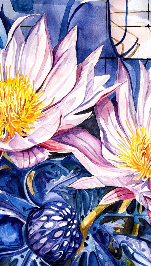 Purple Carpobrotus Edulis by Irina Kurganskaya