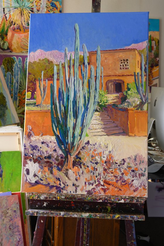 Cactus and House