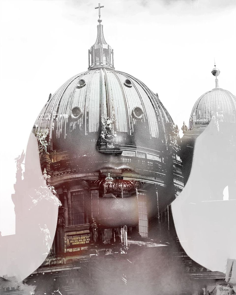 Illustrative Portrait Photograph By Bojan Jevtic, 25 X 31, Find Me, Original Artwork