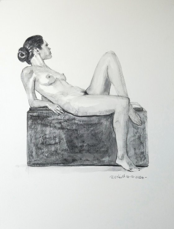 Reclining female nude