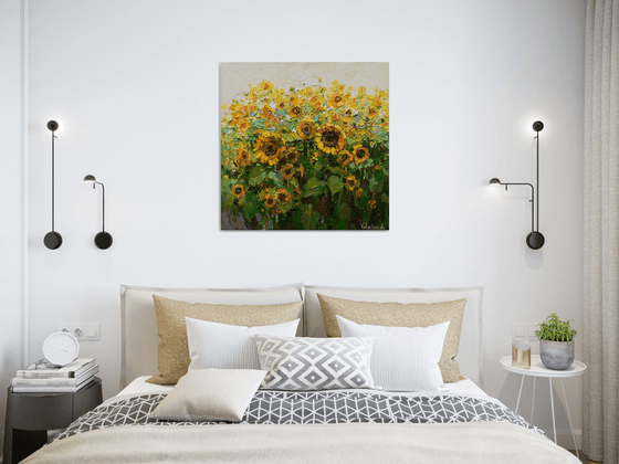 Sunflowers Original Oil painting