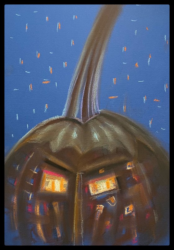 Halloween pumpkin artwork