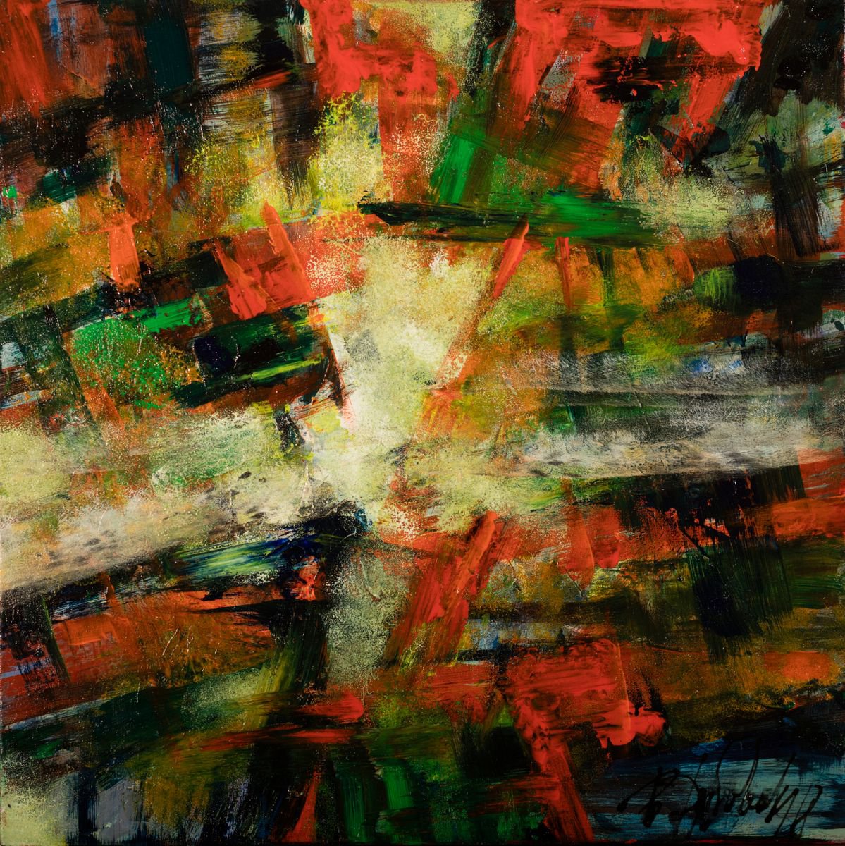 Breakthrough (50x50cm) by Victoria Dubovyk