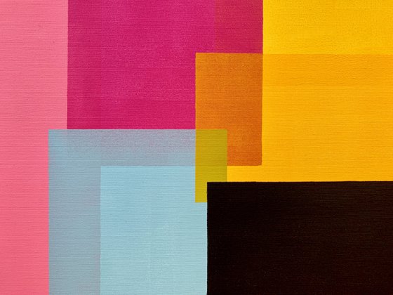High Hopes - SET OF 2 LARGE, ABSTRACT, MODERN, COLORFUL, CONTEMPORARY  PAINTINGS (DIPTYCH). READY TO HANG!