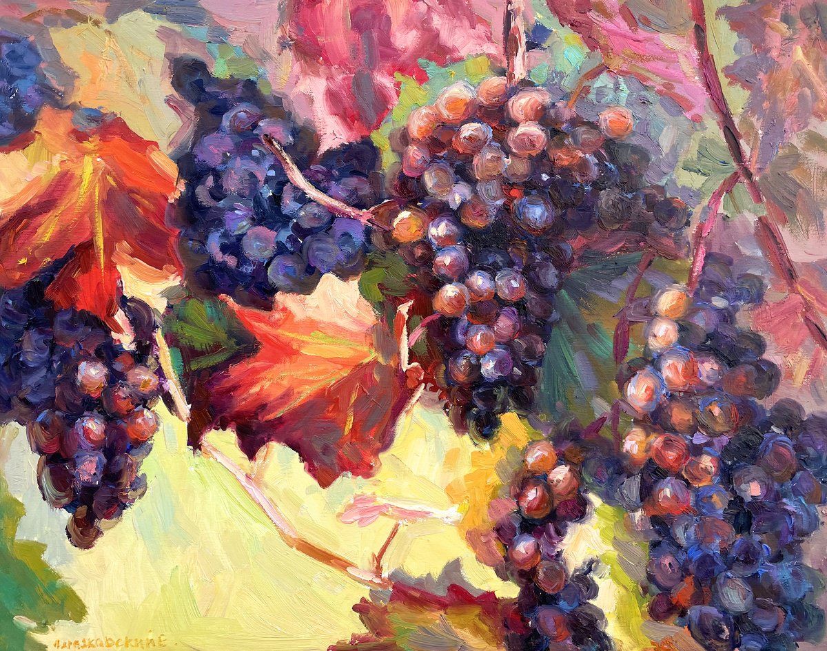 Grape By Evgeny Chernyakovsky, 27 X 22, Artwork For Sale On Artfinder