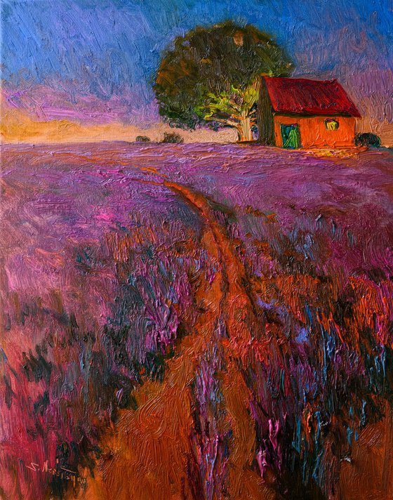 Dusk, Farmhouse