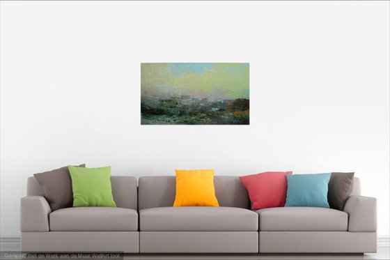 mountain landscape (greenish) (ref#:375-12M)