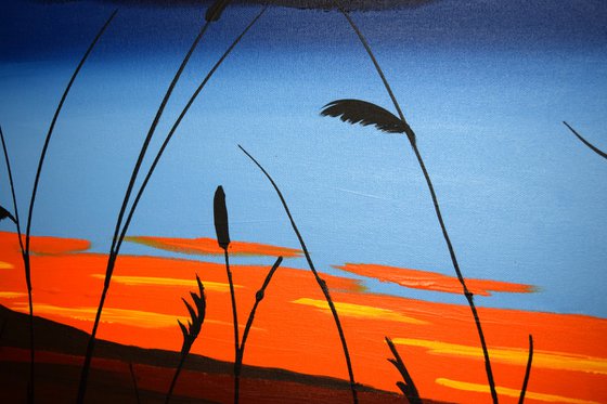 sunset lake