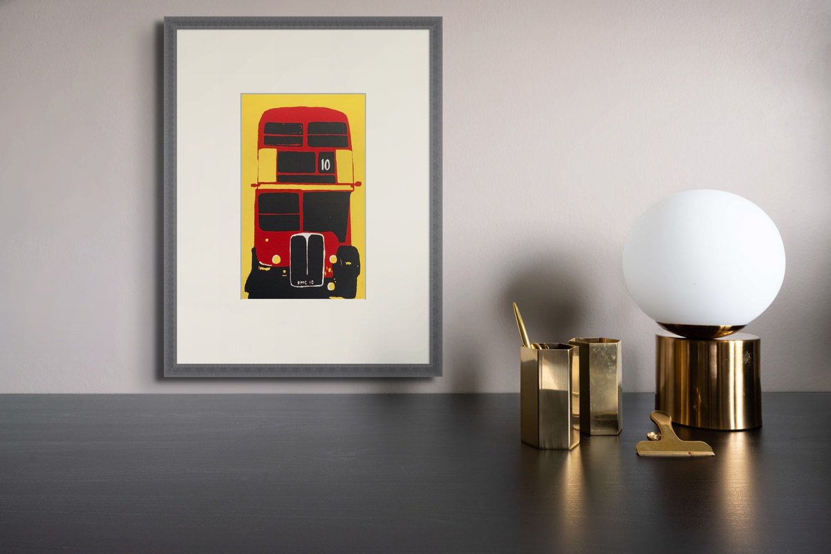 Impressionistic Cityscapes Screenprint By Ian Scott Massie, 8 X 11, Destination Unknown, Original Artwork