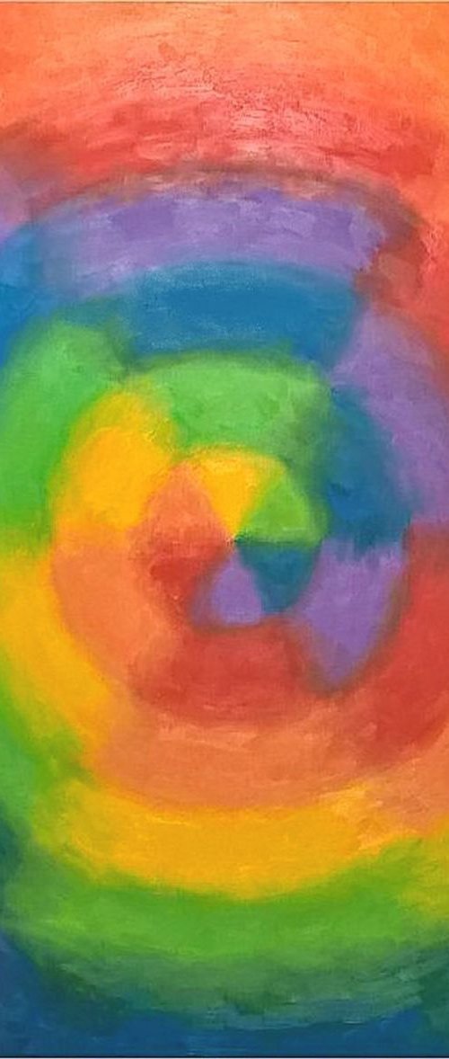 rainbow abstract VIII by Colin Ross Jack