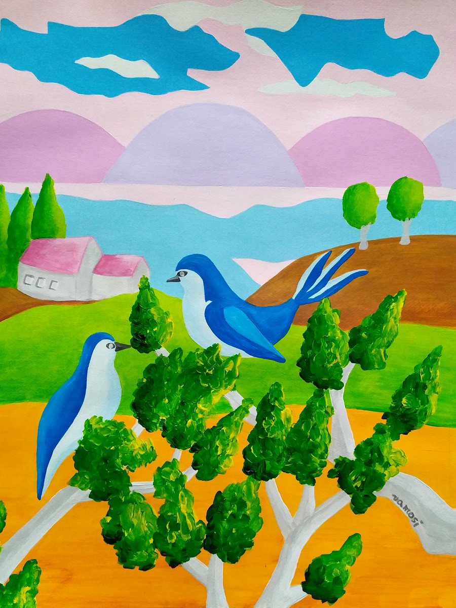 Cottage by the lake by Vamosi Peter
