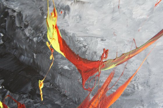 Fires Over Gotham (Spirits Of Skies 128167) (160 x 80 cm) XXXL (64 x 32 inches)