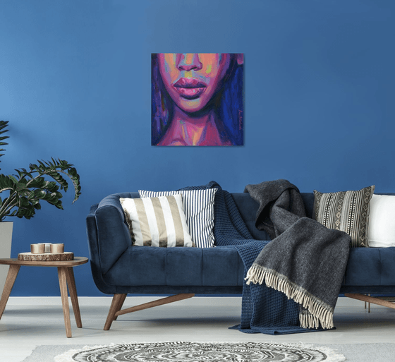 Chic ▪︎ modern African woman wall art