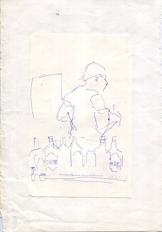 The Barman, sketch