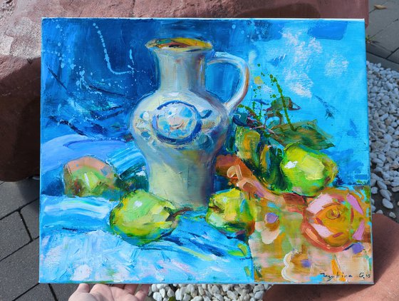 Still life with quince