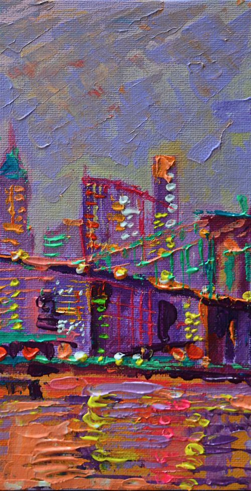 New York City Lights by Adriana Dziuba