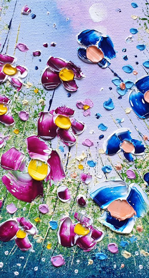 "Wild Meadow Flowers in Love" by Phil Broad