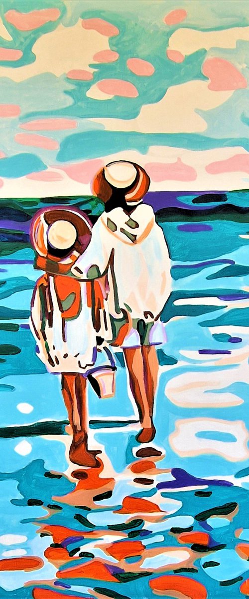 Childhood / 80 x 81 x 0,1 cm by Alexandra Djokic