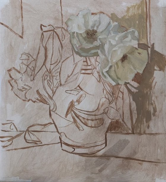 Roses in a vase